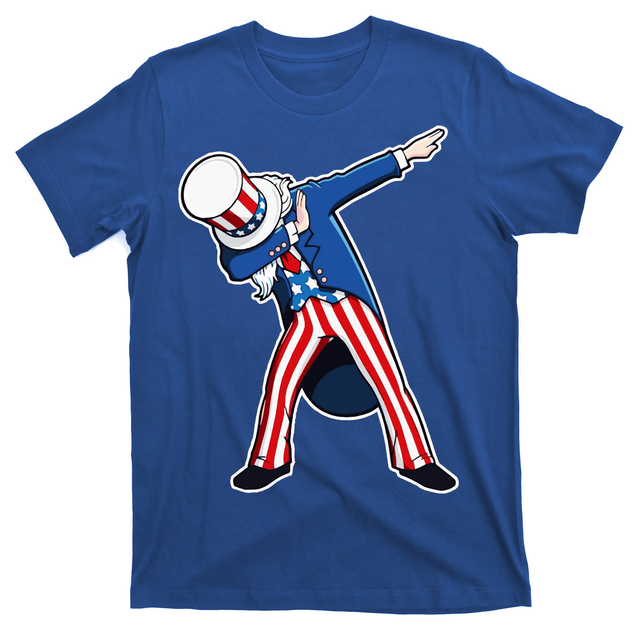 Independence Day T-Shirt America 4th of July American Flag Uncle Sam Uncle Sam To The Moon Shirt