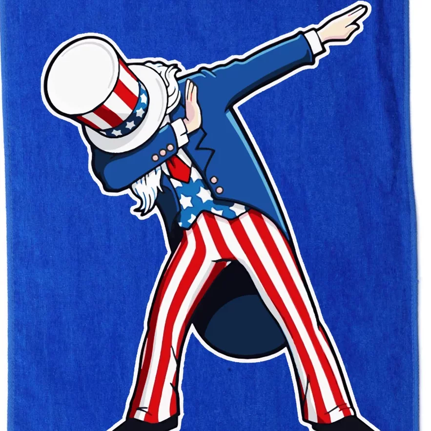 Dabbing Uncle Sam 4th of July Independence Day Platinum Collection Golf Towel