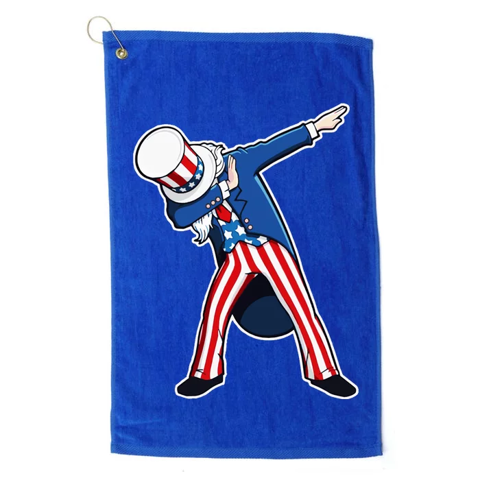 Dabbing Uncle Sam 4th of July Independence Day Platinum Collection Golf Towel