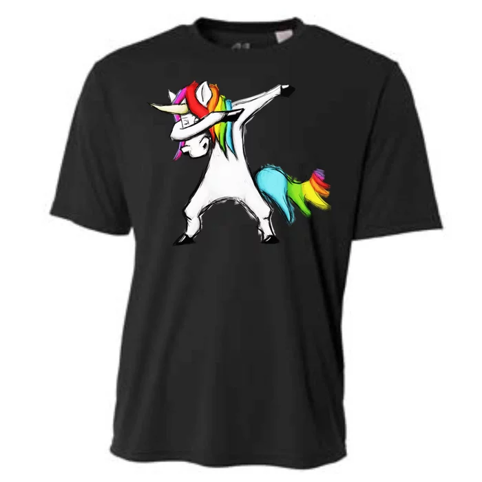 Dabbing Unicorn Cooling Performance Crew T-Shirt