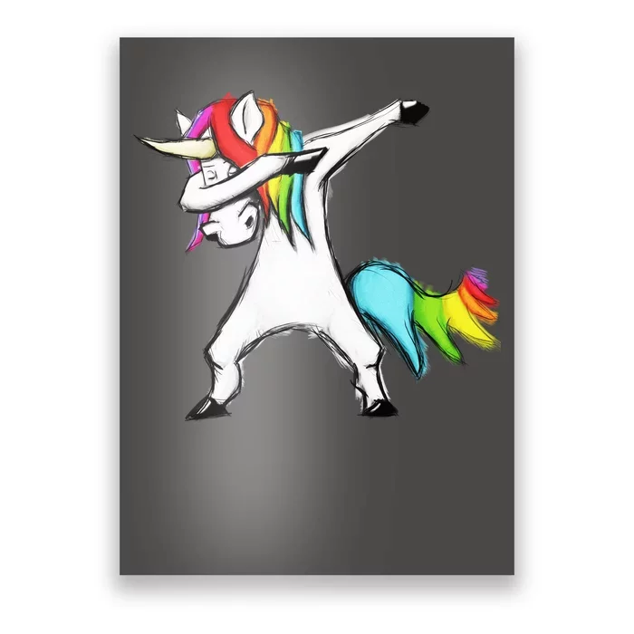 Dabbing Unicorn Poster