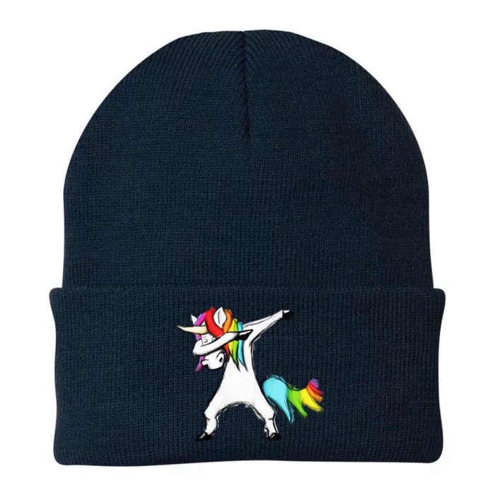 Dabbing Unicorn Knit Cap Winter Beanie