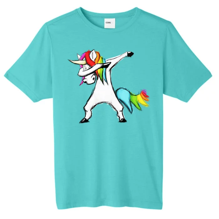 Dabbing Unicorn ChromaSoft Performance T-Shirt