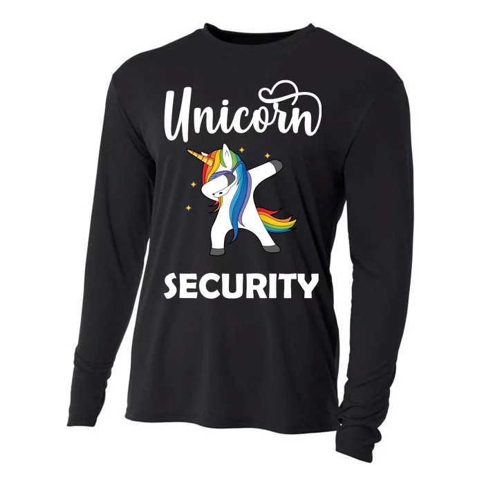 Dabbing Unicorn Security Cooling Performance Long Sleeve Crew