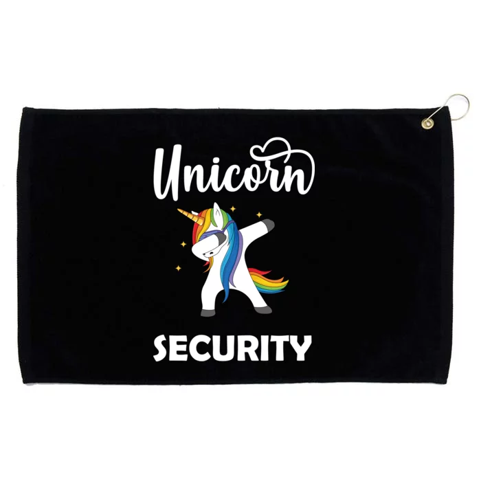 Dabbing Unicorn Security Grommeted Golf Towel