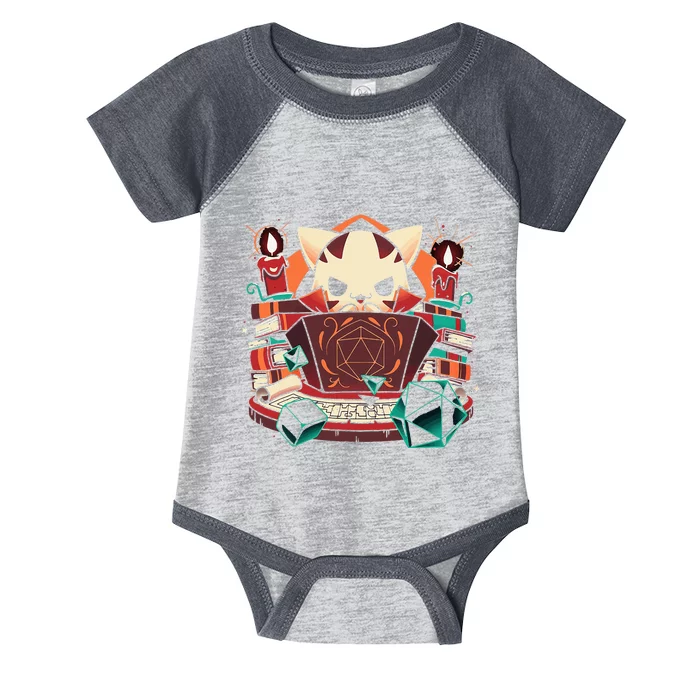 Dungeon And Cats Tabletop Gaming Role Player Infant Baby Jersey Bodysuit