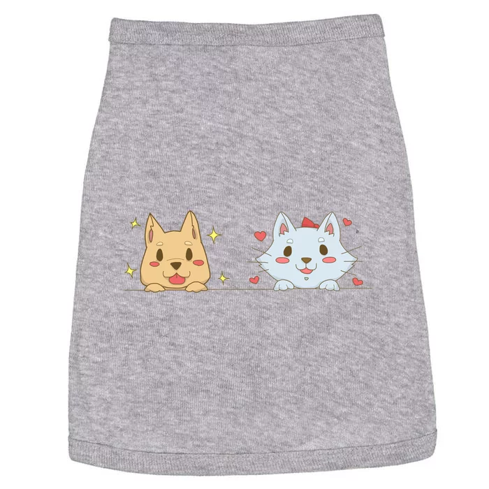 Dog And Cat Cute Animal Lover Doggie Tank