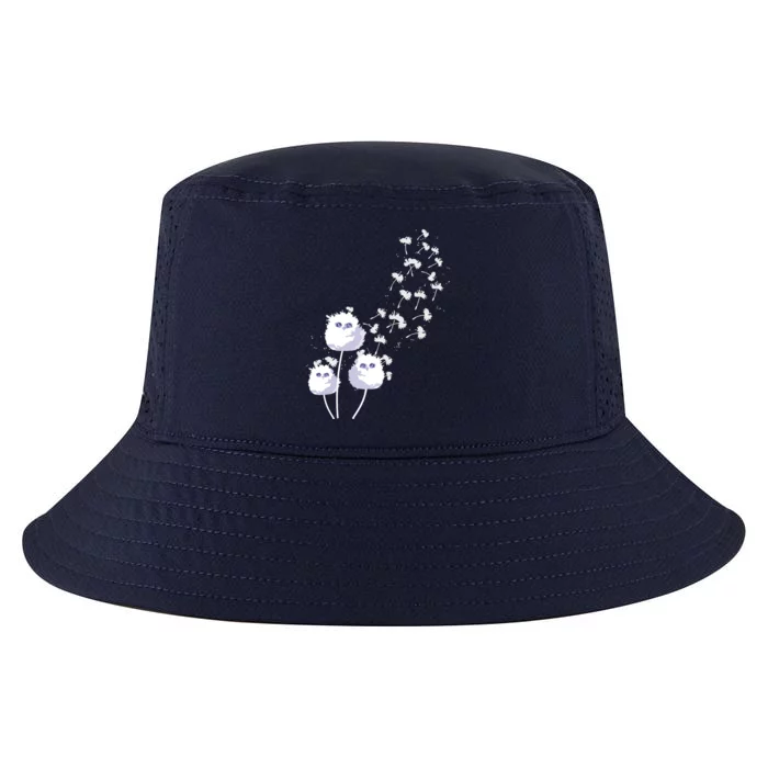 Dandelion And Cute Owls | Owl Lover Cool Comfort Performance Bucket Hat