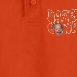 Dazed And Confused Funny Joe Biden Retro Dry Zone Grid Performance Polo