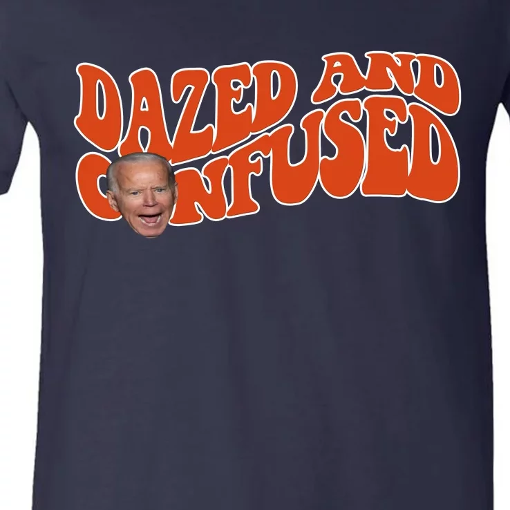 Dazed And Confused Funny Joe Biden Retro V-Neck T-Shirt