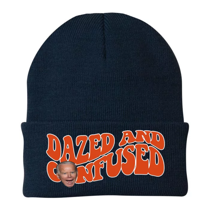 Dazed And Confused Funny Joe Biden Retro Knit Cap Winter Beanie