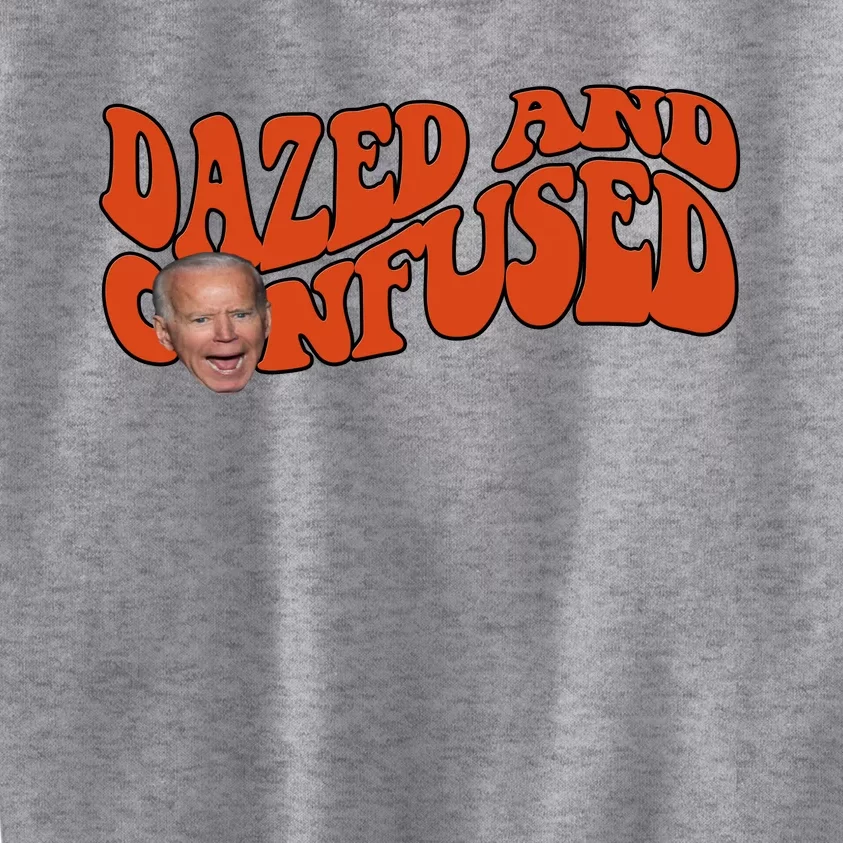 Dazed And Confused Funny Joe Biden Retro Kids Sweatshirt