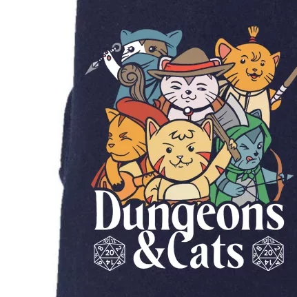 Dungeons And Cats Doggie 3-End Fleece Hoodie