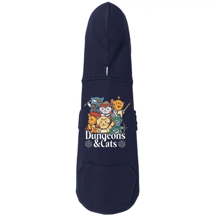 Dungeons And Cats Doggie 3-End Fleece Hoodie