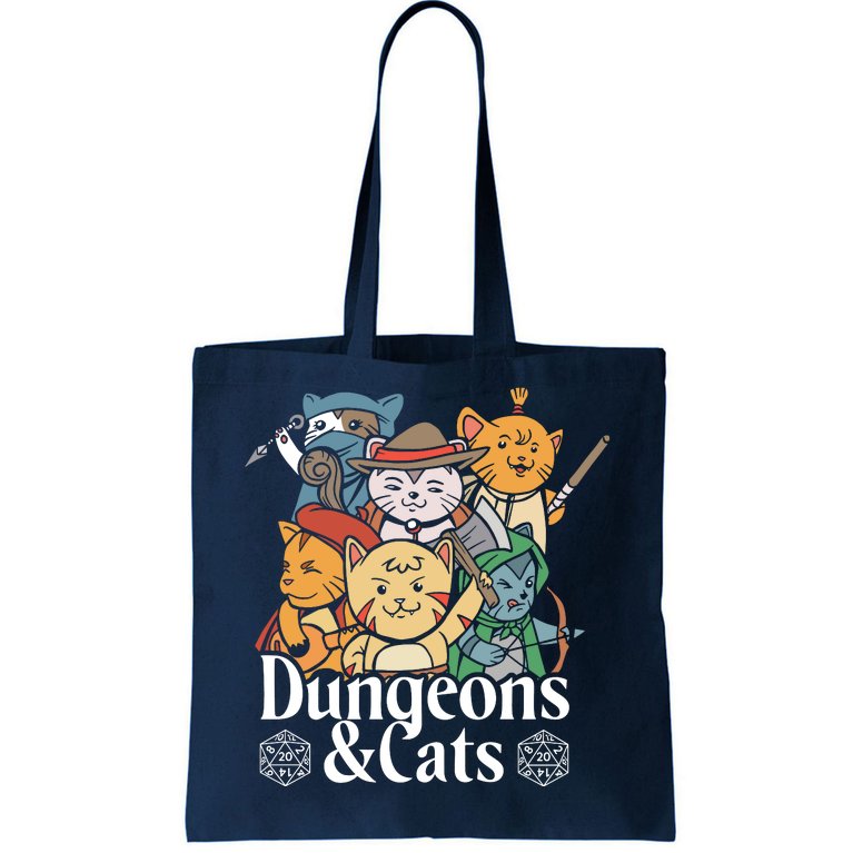 Dungeons And Cats Tote Bag