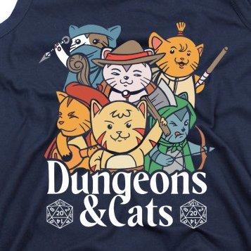 Dungeons And Cats Tank Top