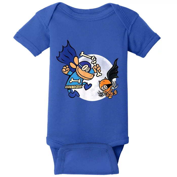 Dogman And Cat Essential Baby Bodysuit