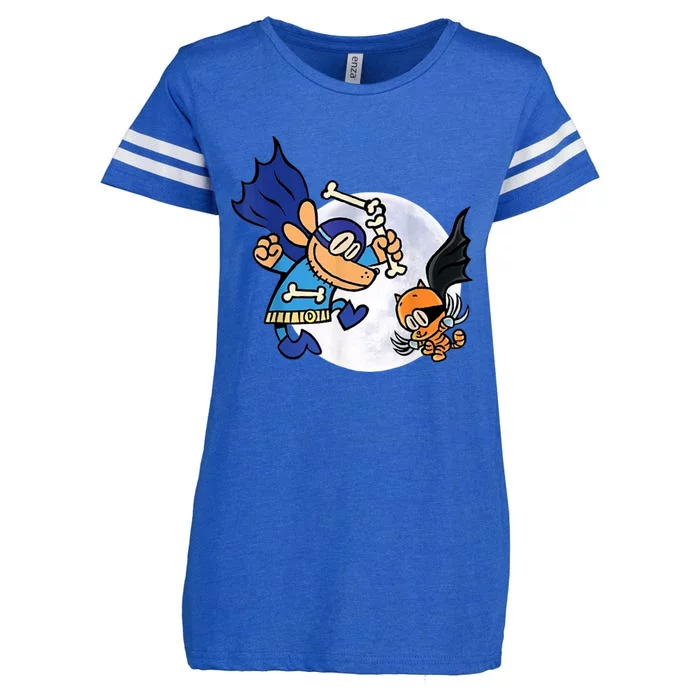 Dogman And Cat Essential Enza Ladies Jersey Football T-Shirt