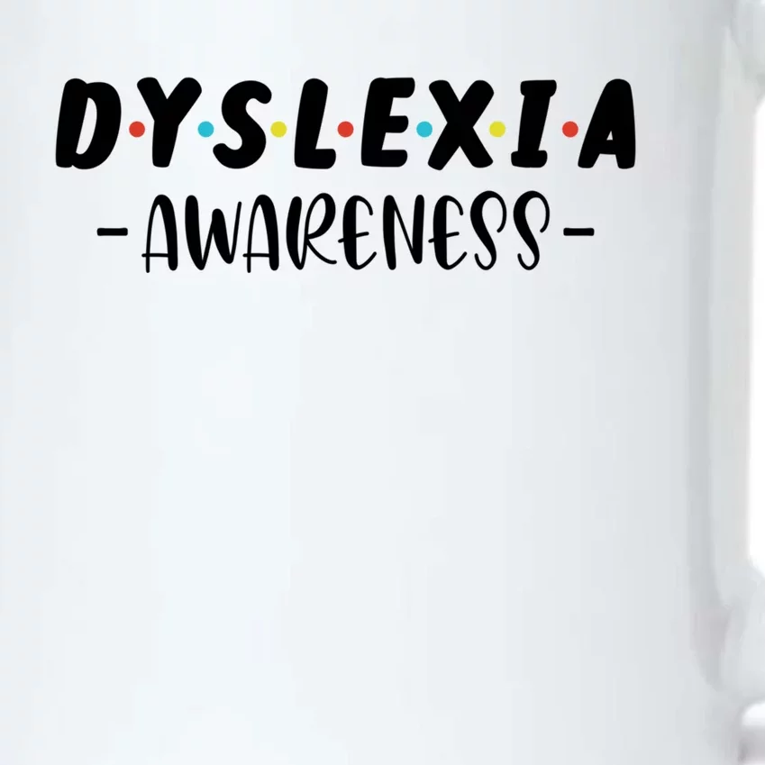 Dyslexia Awareness Celebrate Neurodiversity Support Gift Black Color Changing Mug