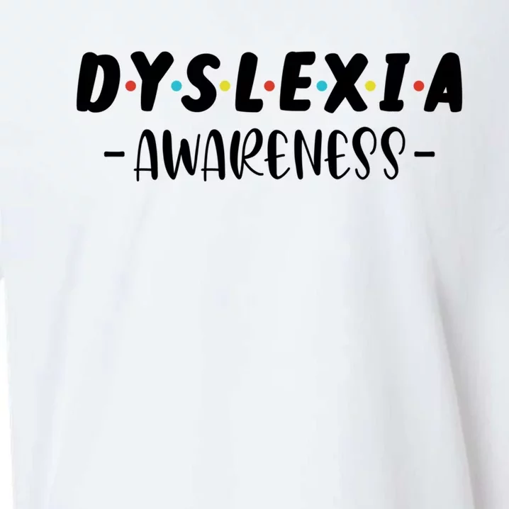 Dyslexia Awareness Celebrate Neurodiversity Support Gift Sueded Cloud Jersey T-Shirt