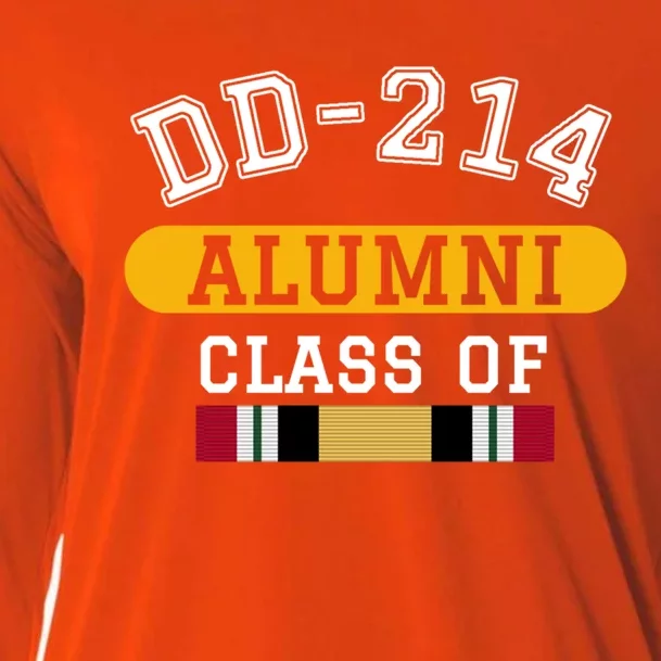 Dd214 Alumni Class Of Iraq War Veteran Pride Cool Gift Cooling Performance Long Sleeve Crew