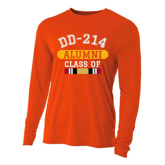 Dd214 Alumni Class Of Iraq War Veteran Pride Cool Gift Cooling Performance Long Sleeve Crew