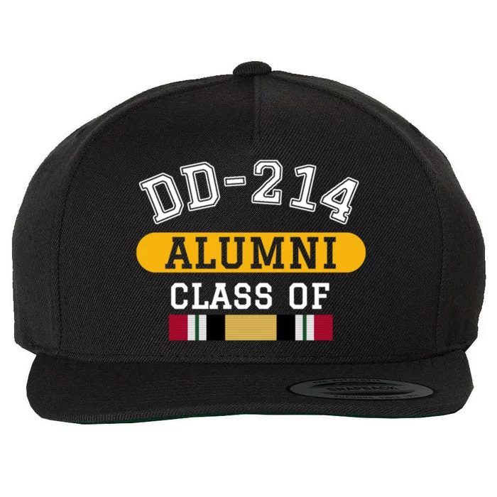 Dd214 Alumni Class Of Iraq War Veteran Pride Cool Gift Wool Snapback Cap