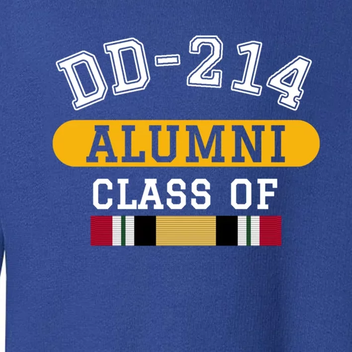 Dd214 Alumni Class Of Iraq War Veteran Pride Cool Gift Toddler Sweatshirt