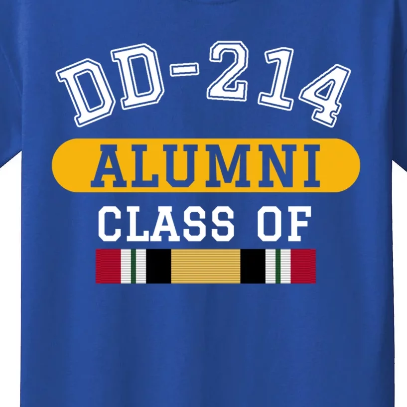 Dd214 Alumni Class Of Iraq War Veteran Pride Cool Gift Kids T-Shirt