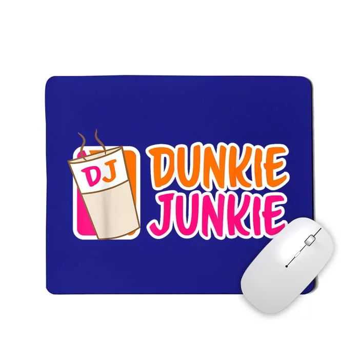 Donut And Coffee Lover Dunkie Junkie Short Sleeve Gift Mousepad