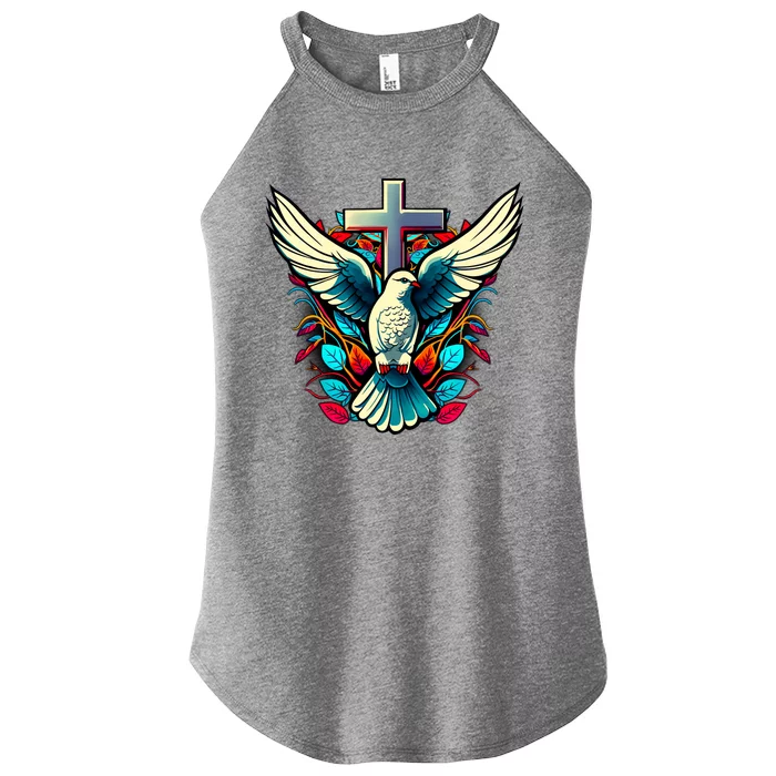 Dove And Cross Women’s Perfect Tri Rocker Tank