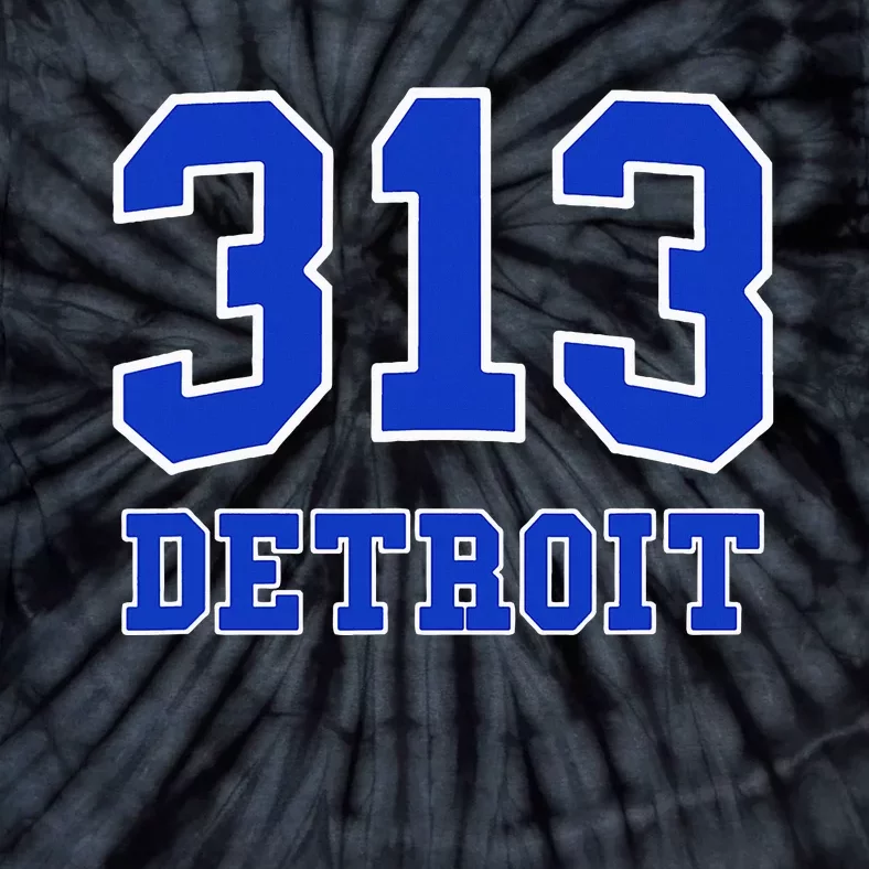 Detroit Area Code 313 Hometown Pride Classic Tie-Dye T-Shirt