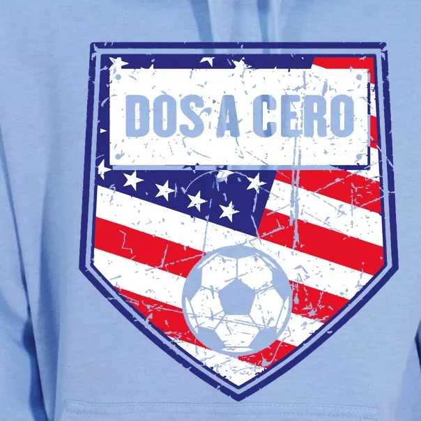 Dos A Cero American Flag Soccer Unisex Surf Hoodie