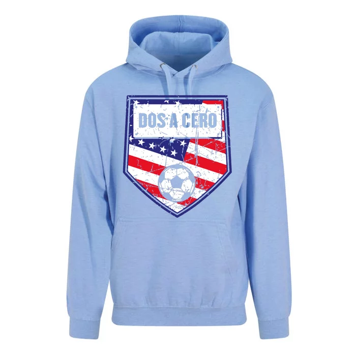 Dos A Cero American Flag Soccer Unisex Surf Hoodie