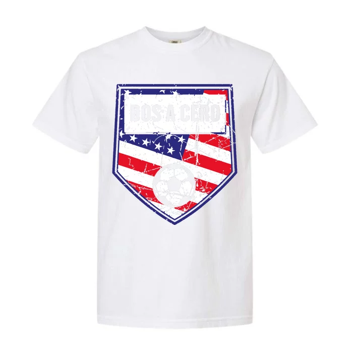 Dos A Cero American Flag Soccer Garment-Dyed Heavyweight T-Shirt