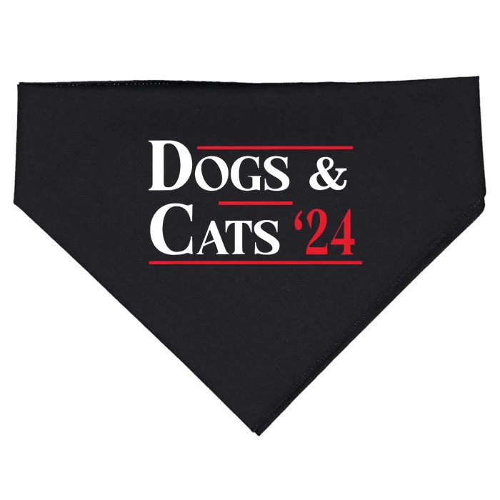 Dogs And Cats 2024 TheyRe Eating The Dogs USA-Made Doggie Bandana