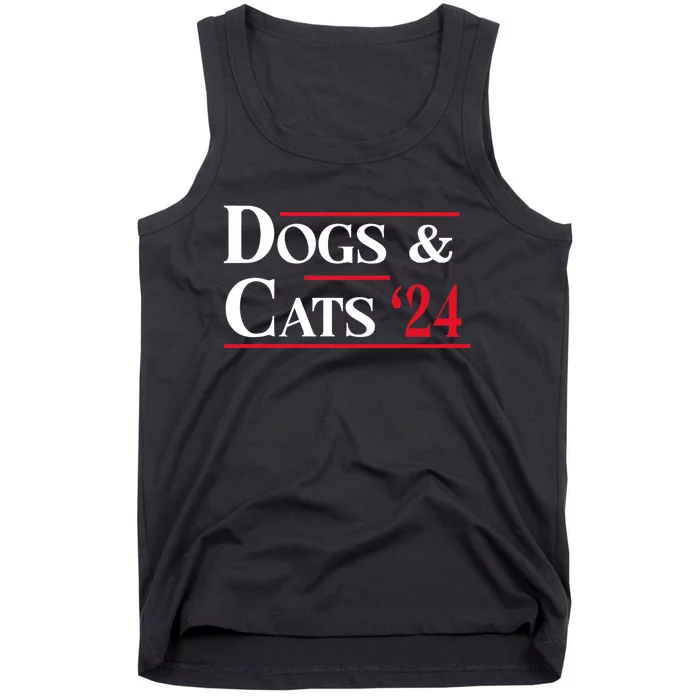 Dogs And Cats 2024 TheyRe Eating The Dogs Tank Top