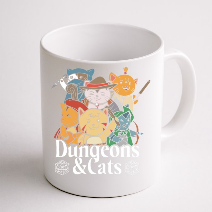 Dungeons And Cats Front & Back Coffee Mug