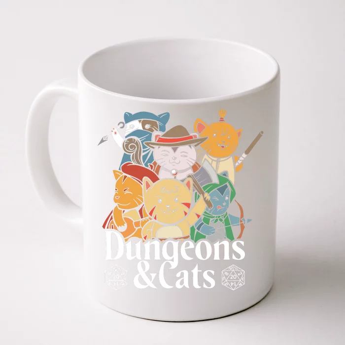 Dungeons And Cats Front & Back Coffee Mug