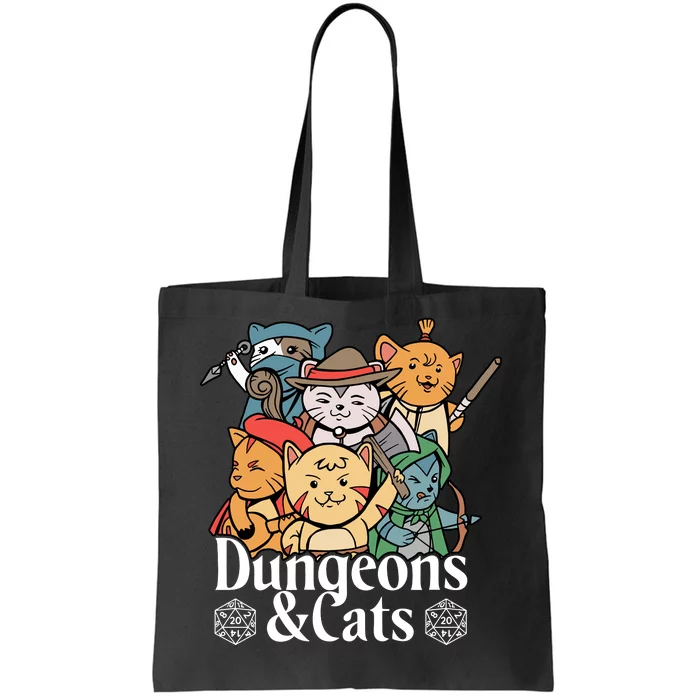 Dungeons And Cats Cute Cat Lover Funny For Lover Trending Tote Bag