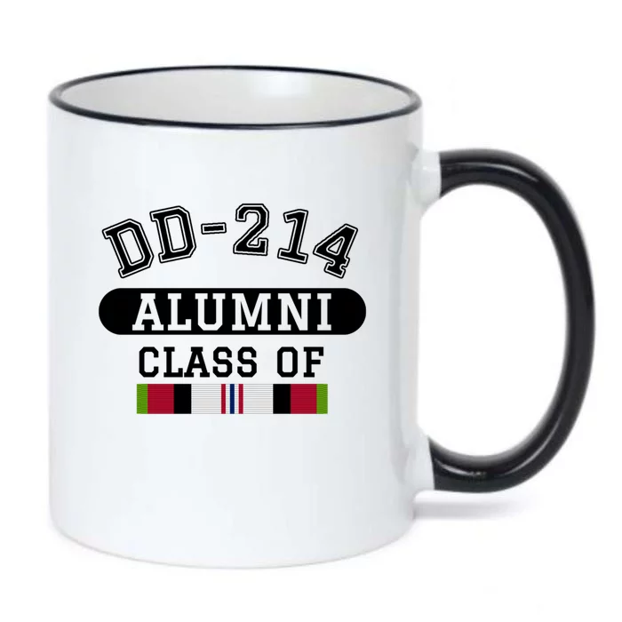 Dd214 Alumni Class Of Oef Afghanistan Veteran Pride Cool Gift Black Color Changing Mug