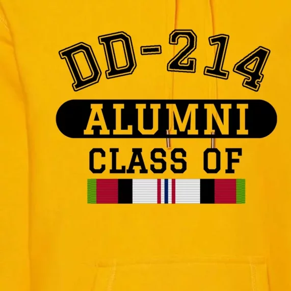 Dd214 Alumni Class Of Oef Afghanistan Veteran Pride Cool Gift Premium Hoodie