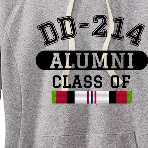 Dd214 Alumni Class Of Oef Afghanistan Veteran Pride Cool Gift Women's Fleece Hoodie