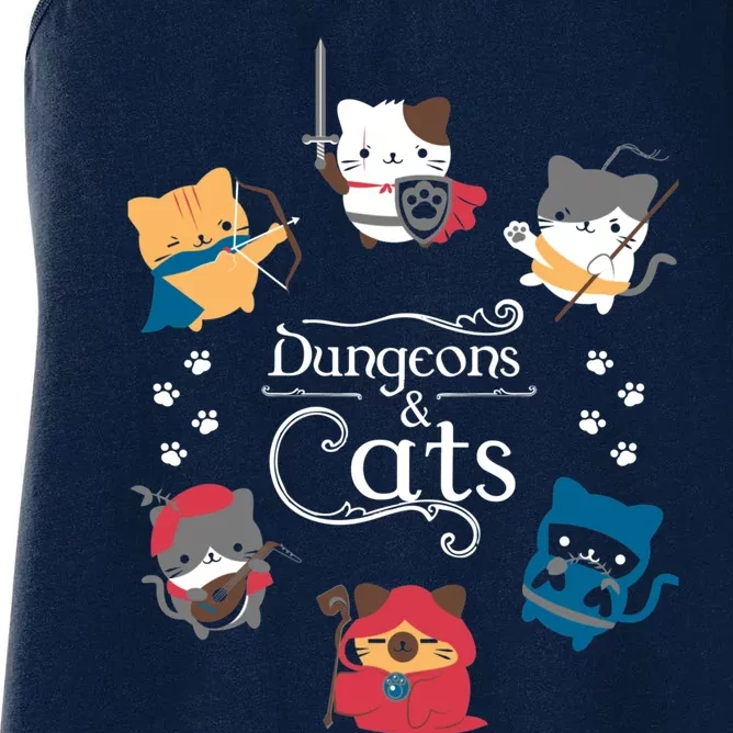 Dungeons And Cats Women's Racerback Tank