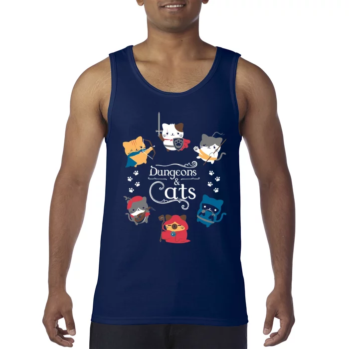 Dungeons And Cats Tank Top