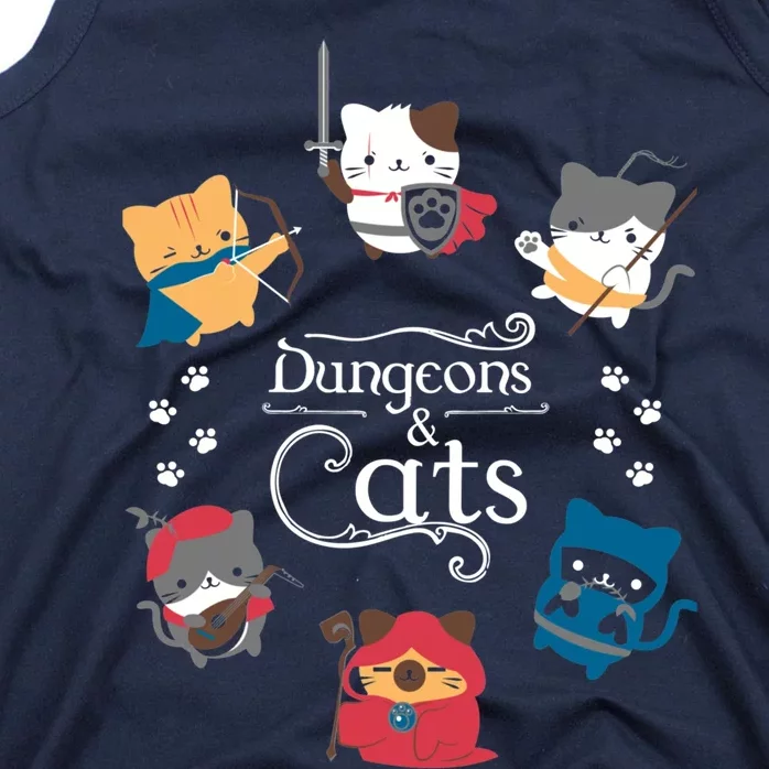 Dungeons And Cats Tank Top