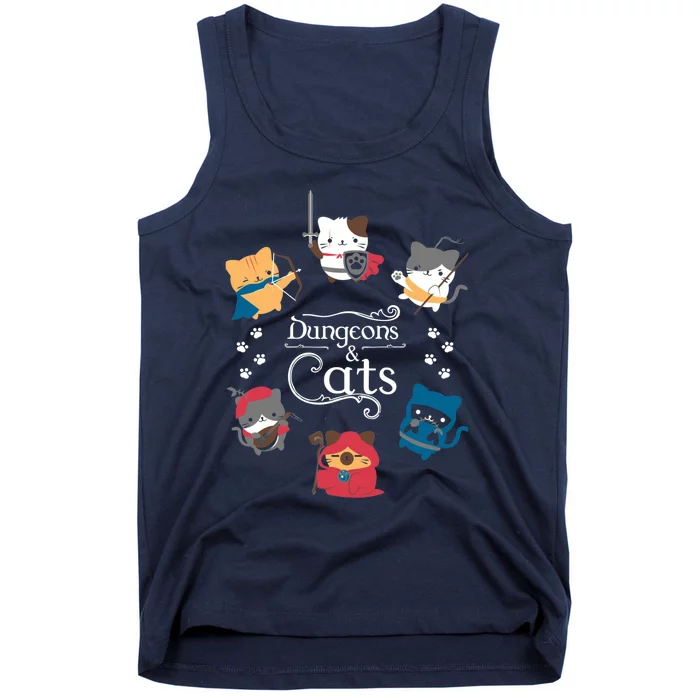 Dungeons And Cats Tank Top