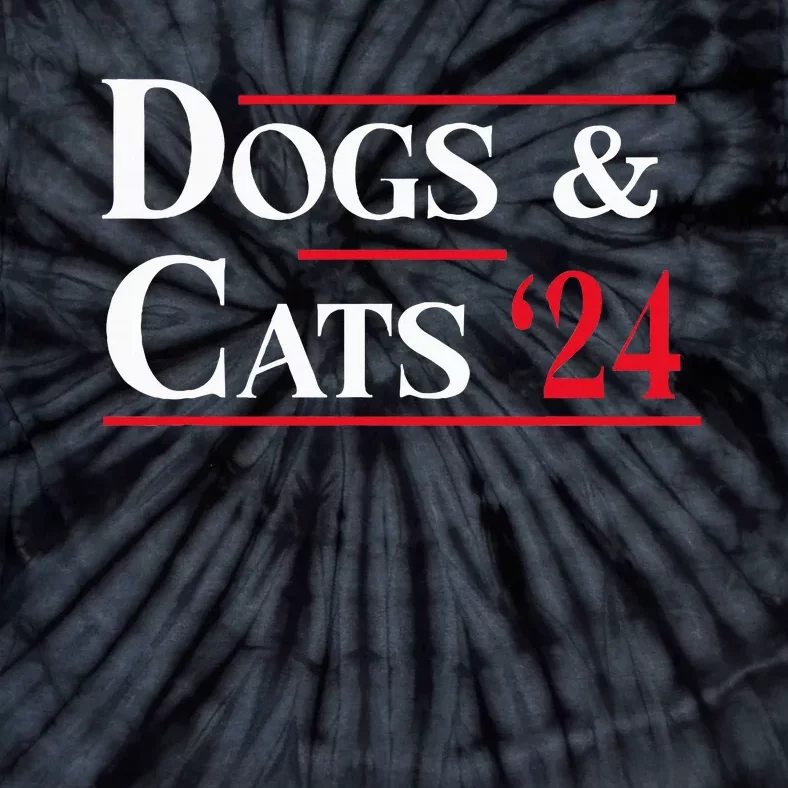 Dogs And Cats 2024 TheyRe Eating The Dogs Tie-Dye T-Shirt