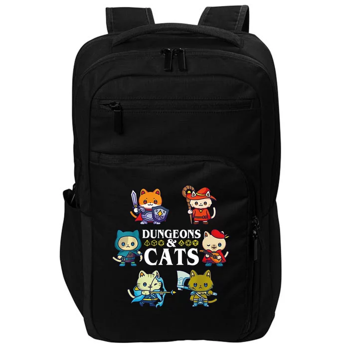 Dungeons And Cats Impact Tech Backpack