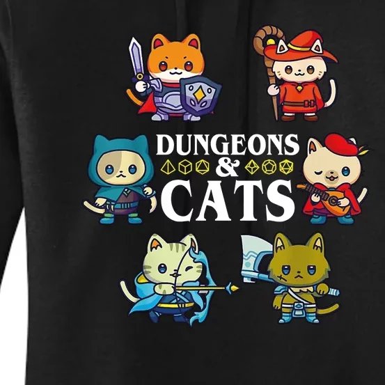 Dungeons And Cats Women's Pullover Hoodie